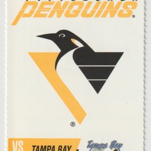 1993 Penguins Full Ticket Lightning Dec 21 Joe Mullen Ron Francis