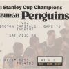 1991 Penguins Ticket Stub vs Capitals Dec 14 Jágr Ciccarelli Goals