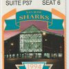 1994 Sharks Playoffs Game 3 ticket stub vs Red Wings Dino Ciccarelli