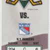 1995 Ducks Full Ticket vs Rangers Nov 3 Mark Messier Goal
