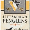 1997 Penguins Ticket Stub vs Capitals Nov 12 Bondra Oates MINT