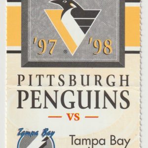 1997 Penguins Ticket Stub vs Lightning Dec 16 Jagr Goal