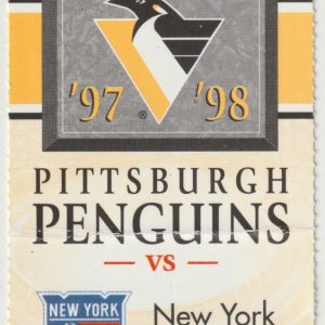 1997 Penguins Ticket Stub vs Rangers Nov 22 Jagr LaFontaine