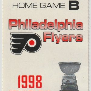 1998 Flyers 1st Round Game 2 ticket stub Sabres Eric Lindros