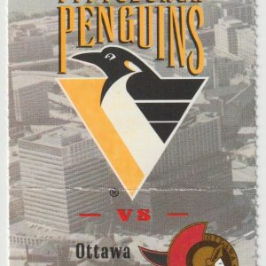 1998 Penguins Ticket Stub vs Senators Dec 26 Jaromír Jágr