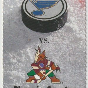 1999 Blues Ticket Stub vs Coyotes Oct 2 Geoff Courtnall