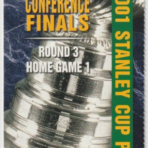 2001 Blues 3rd Round Game 3 Ticket Stub vs Avalanche Ray Bourque