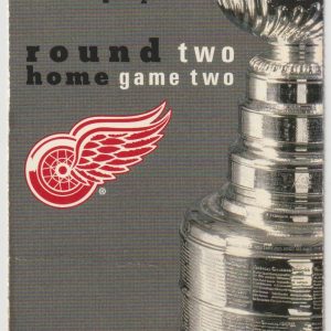 2002 Round 2 Game 2 Red Wings Ticket Stub vs Blues Yzerman Hull Robitaille Goals