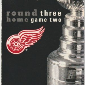 2002 Round 3 Game 2 Red Wings Ticket Stub vs Avalanche Drury OT