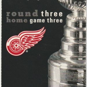 2002 Round 3 Game 5 Red Wings Ticket Stub vs Avalanche Steve Yzerman