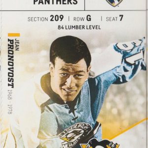 2016 Penguins Full Ticket vs Panthers Oct 25 Sidney Crosby