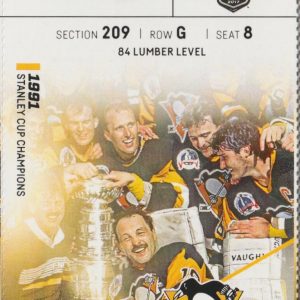 2017 Penguins 1st Round Game 5 ticket vs Columbus Sidney Crosby