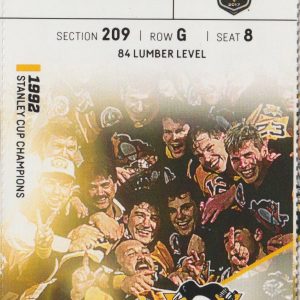 2017 Penguins 2nd Round Game 4 ticket vs Capitals Patric Hornqvist