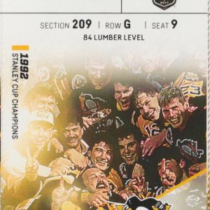 2017 Penguins 2nd Round Game 6 ticket vs Capitals Andre Burakovsky 2G