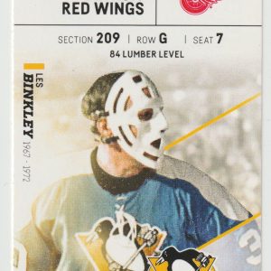 2017 Penguins Full Ticket vs Red Wings Feb 19 Sidney Crosby